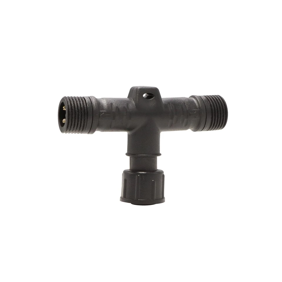 M12 2-4 stift hane/hona integral T-Typ av ledningsnät och kabelenhet