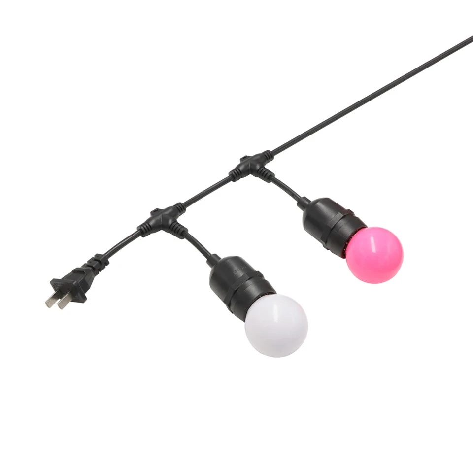 M12 2-6 Pin T-Typ LED vattentät kabelenhet IP67